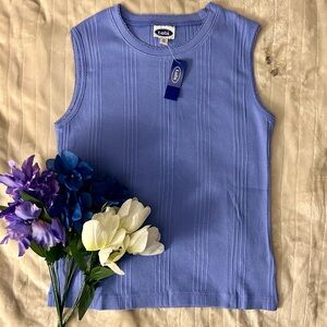 Women's Blue Muscle Tee